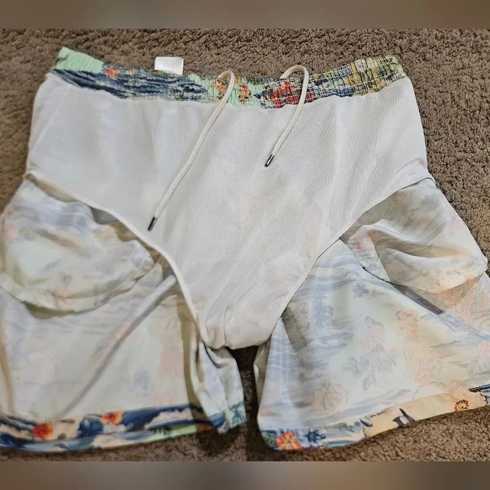 Ralph Lauren Tropical Print Swim Trunks
